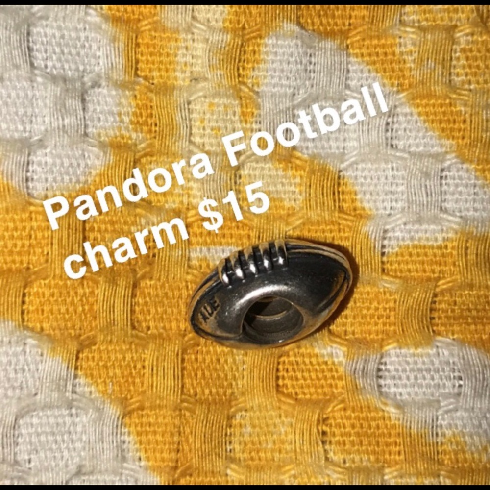 Pandora football charm
